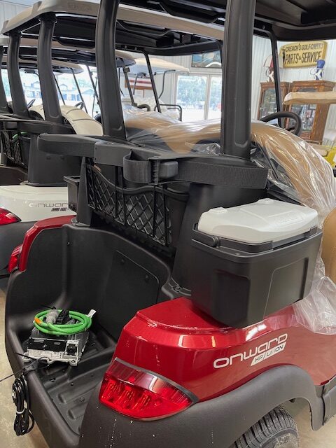 2026 Club Car Onward 2 Pass Lithium Ion Candy Apple Red - Image 4