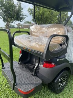 2027 Club Car Onward 4 Pass Non Lifted GAS MATTE Blue - Image 7
